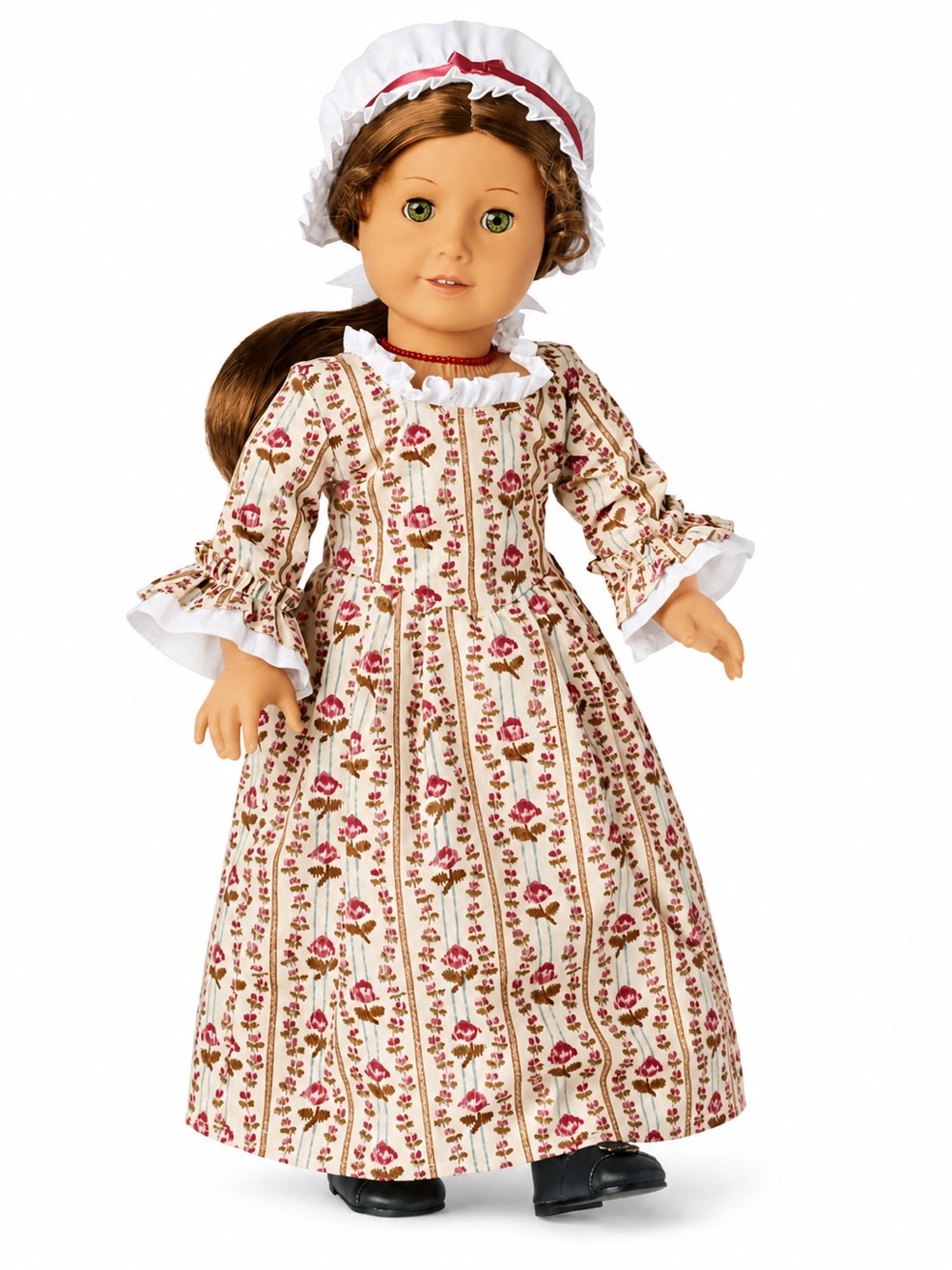 American Girl Felicity Doll Dress – Pleasant Company 1993 Floral Colonial Dress